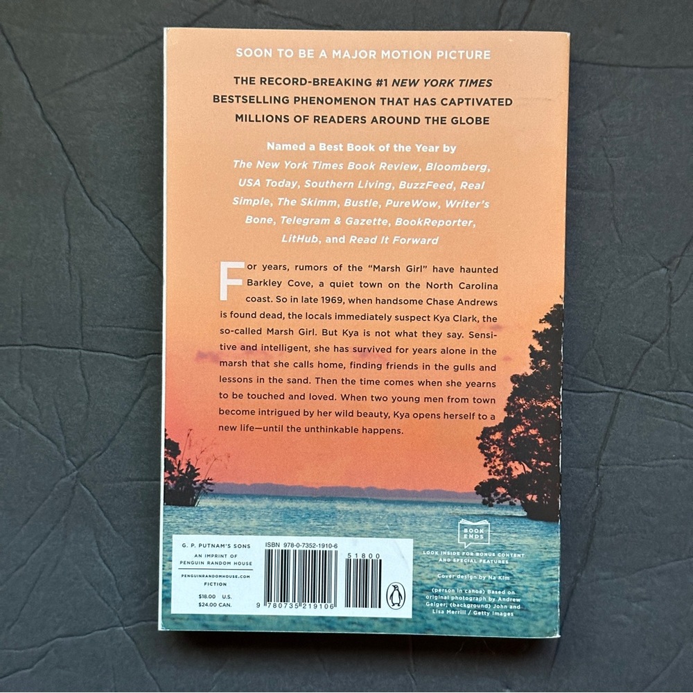 Where The Crawdads Sing by Delia Owens | Fiction, Mystery | Paperback Book - Picture 2 of 8